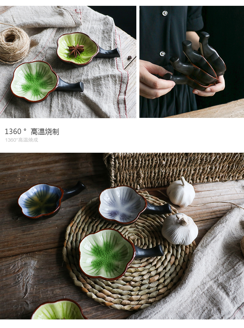 Tao soft paste disc ceramic creative lovely tomato sauce dish dip 6 color small dishes dish of food flavor dishes