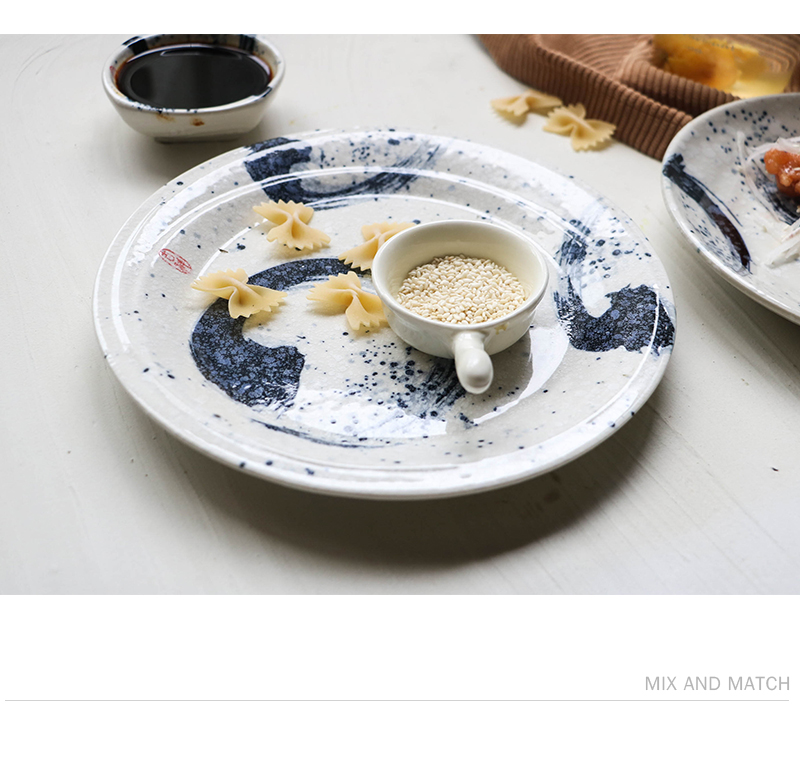 Tao soft pasta dish plate beefsteak disc Japanese wearing SaPan cake salad plate disk 0 ipads plate