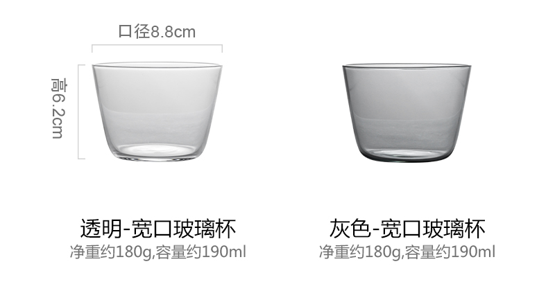 Tao cool soft refractory glass kettle cup with a suit of household glass contracted sitting room Nordic water cup drinking utensils