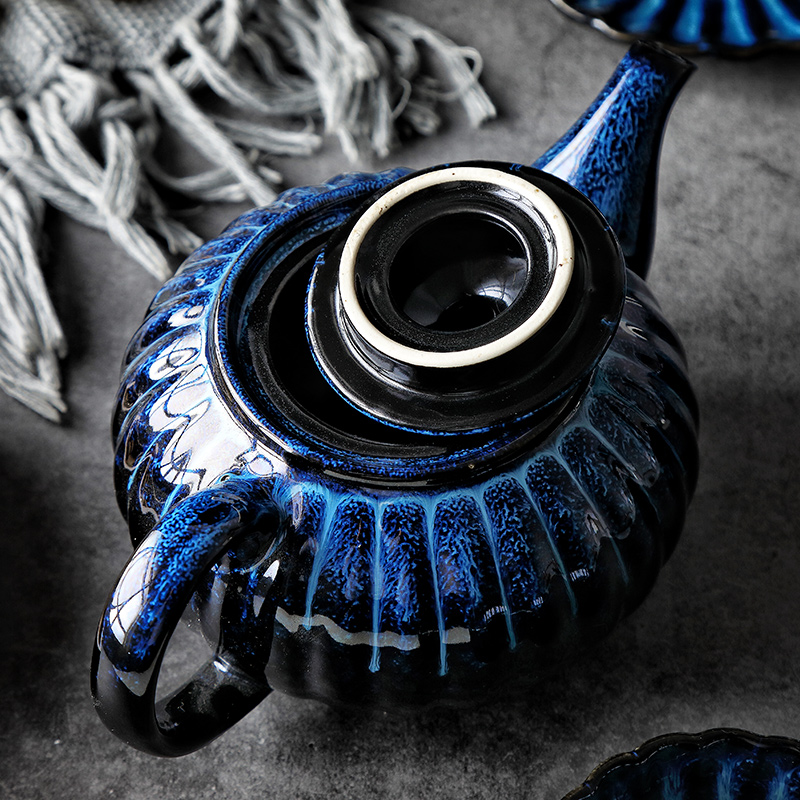 Tao soft creative European ceramic teapot set tea ultimately responds coffee tea sets tea with high temperature resistant kettle
