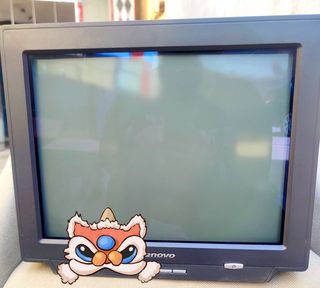 New 17-inch crt monitor in stock, limited quantity, large head monitor, flat screen monitor