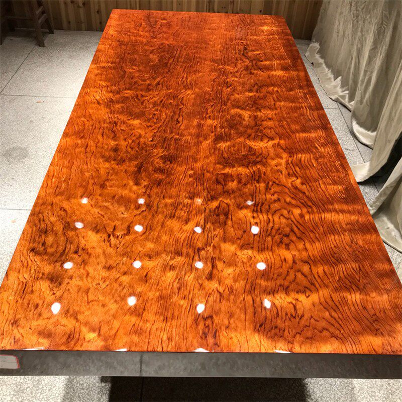 Size: 196 * 91 * 10 ba flower large plate solid wood whole tea table log tea plate red wood tea table meeting table