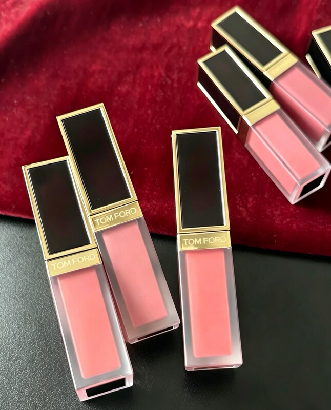  Free Shipping Tom Ford Tf2026 New Matte Lip Glaze Black Gold 136/137/140