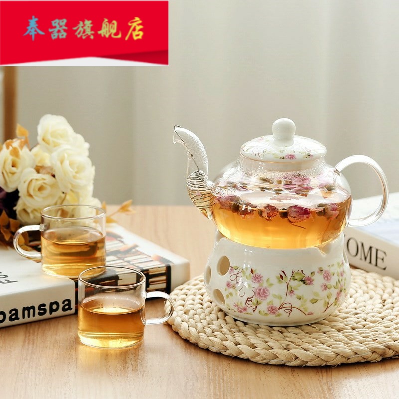 Candles curing pot of boiled tea ware glass fan of a small number of small boiling tea based tea scented tea 1 the teapot