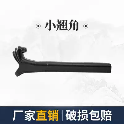 Small tilting angle Antique resin tile tilting foot eaves decorative plastic glazed tile Antique eaves fake door Ancient building tile