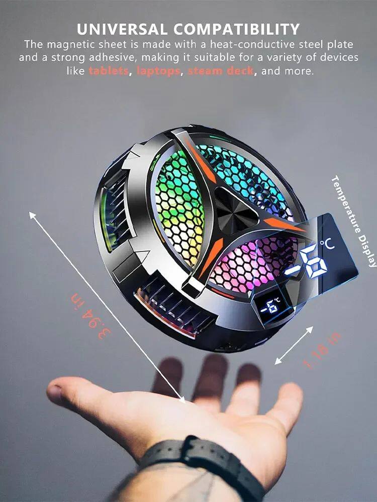 Мобильный радиатора x42 fan phone magnetic cooler for dedicated tablet with alum