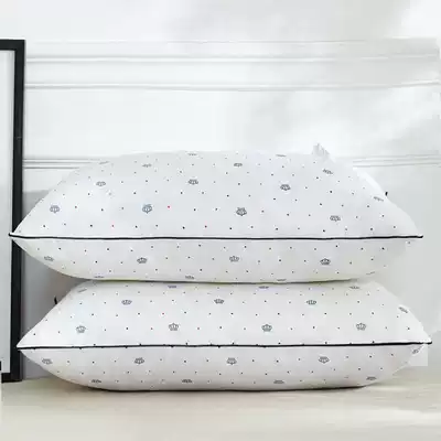 Shop the same single pillow 1 fluffy plump velvet low pillow 48 * 4cm single adult pillow