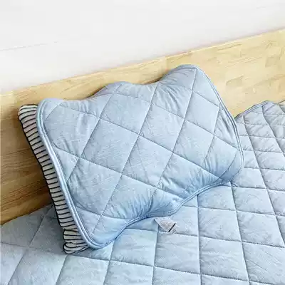 Cold-sensing pillowcase, super-cold-sensing, sweat-absorbing, non-slip summer ice silk pillowcase Japanese pillow towel