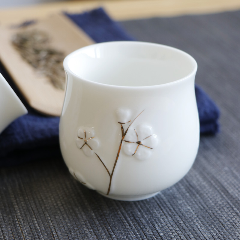 Hand drawing King Jingdezhen Ceramics Tea Cup Kung Fu Tea Furniture home Modern Brief Yoyo Kiln Tea Drinking Water Cup Sub big number