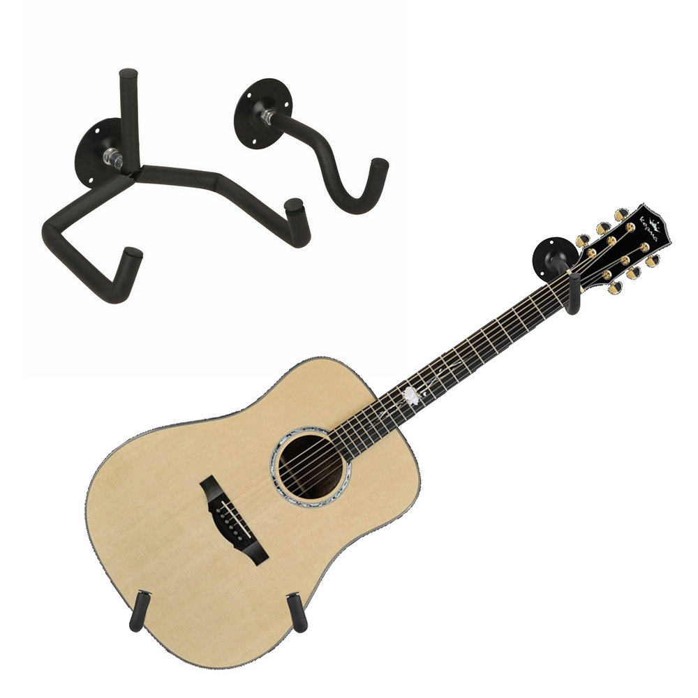 Plaster wood wall partition Two style wood Guitar Skew rack Pipa hooks Hanger Pins Wall Bar Folk Ballad show Show