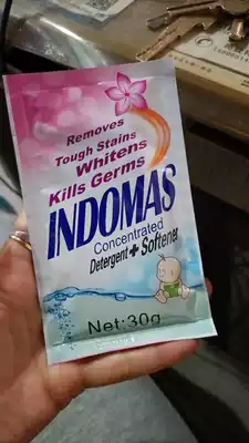 Indonesia imported bubble floating music popular laundry liquid 30 grams convenient and portable