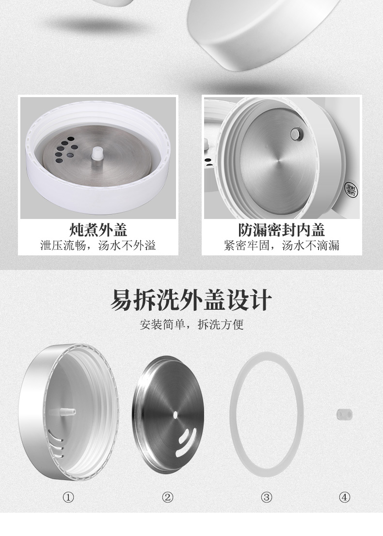 ấm siêu tốc electric kettle Health Cup Travel Electric Hot Cup Electric Cup Công suất nhỏ Di động Ấm nhỏ Ấm đun nước Cup Cháo Cháo - ấm đun nước điện ấm đun nước siêu tốc