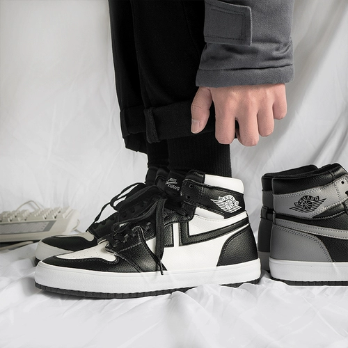 Кроссовки, трендовые высокие сапоги, универсальная обувь для отдыха, коллекция 2022, в корейском стиле, осенние