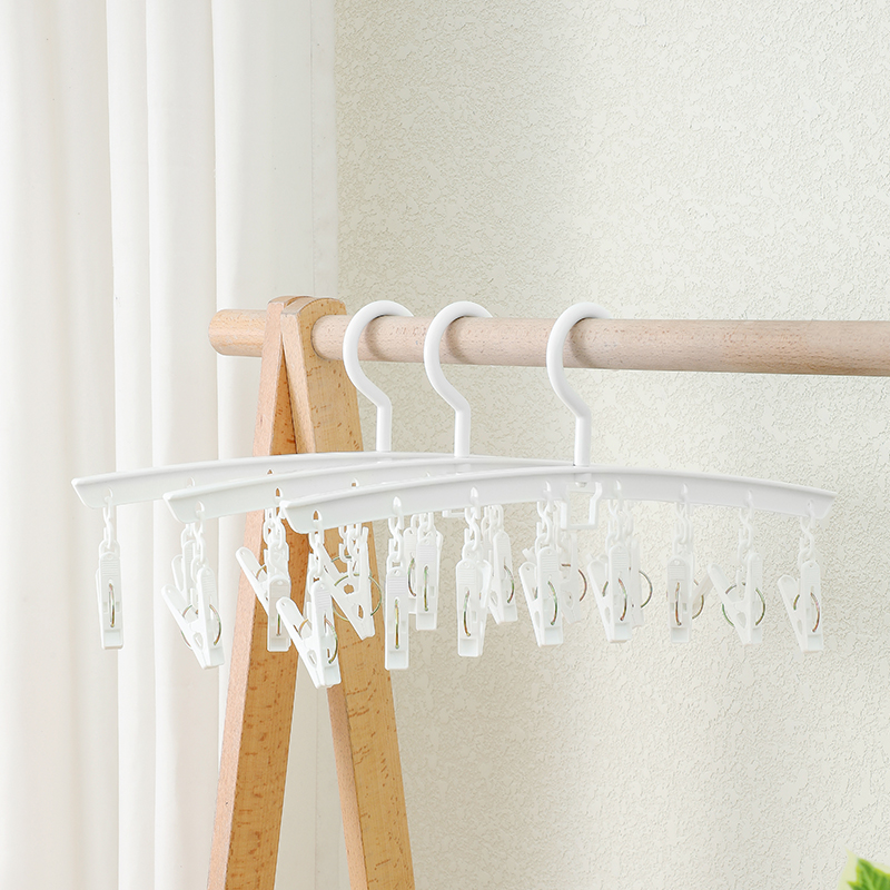 Hanger cool socks Socks Underwear for dry lingerie Dryer Special Shelf Anti-Fall Windproof Bra Rack Clips Tan