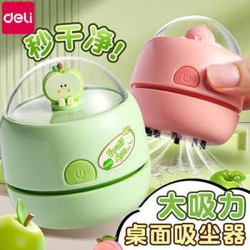 Powerful Electric Desktop Vacuum Cleaner Eraser Cleaner with Strong Suction, Eraser Debris Cleaner for Elementary School Students and Children's Desk, Pencil Shavings Cleaner, Rechargeable Automatic Handheld Mini Model