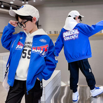 Boys coat children autumn 2022 new childhood childhood tide jacket boy handsome sports baseball suit