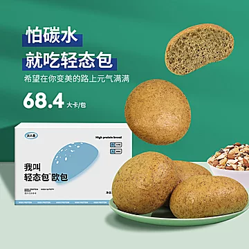 【沈小善】高蛋白轻态包代餐欧包600g[3元优惠券]-寻折猪