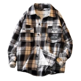 Детская осенняя летняя одежда, рубашка, хлопковый осенний лонгслив для мальчиков, подходит для подростков