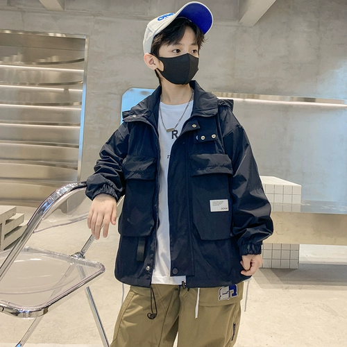 Детская весенняя летняя одежда, осенняя куртка для мальчиков, коллекция 2023, подходит для подростков