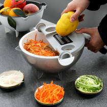 Multifunctional vegetable cutter household potato shredder radish grater shredder kitchen artifact