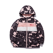 AND1 childrens clothing 2021 autumn and winter girls long warm fashion Sports down jacket light loose jacket