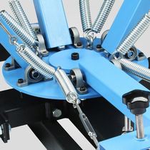 Recommended 4-color 4-station screen printing machine without bracket screen printing machine clothing apparel rotary screen printing machine