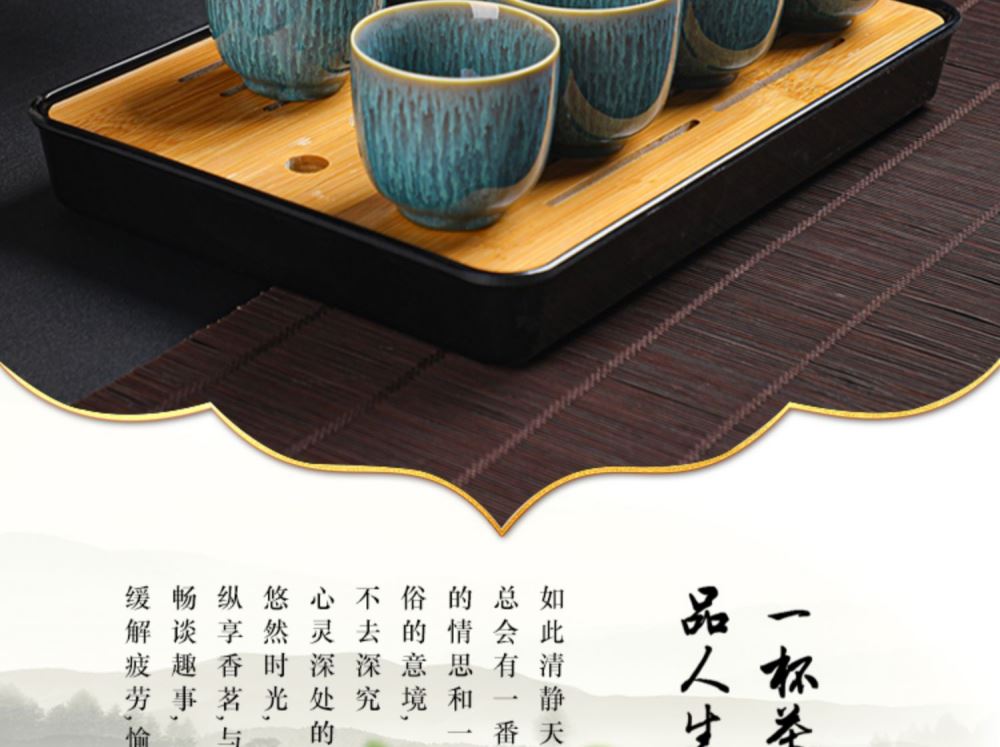 Ceramic teapot filtering variable household with single pot of large capacity tank kung fu tea tea cup set