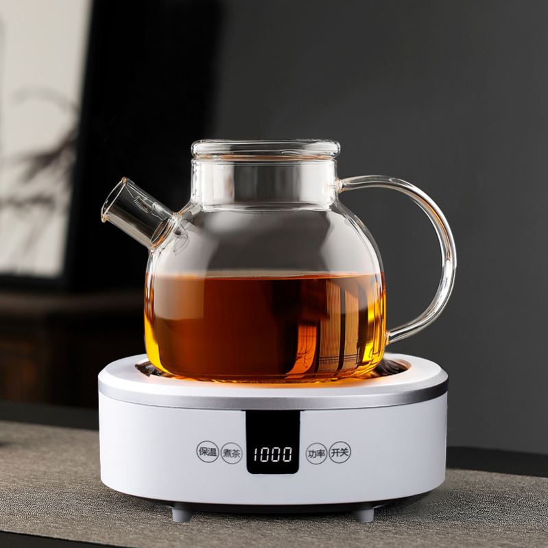 Transparent glass kettle high - temperature thickening boiled water electricity TaoLu household health fruit teapot set the teapot