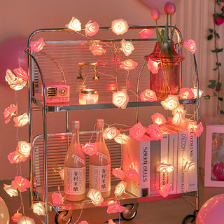 Romantic Rose Flower Lights, Flashing String Lights, Trunk Proposal, Interior Decoration, Surprise Atmosphere Lights, Birthday Decoration