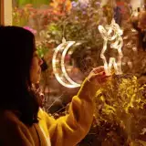 [圣诞小彩灯网红店铺橱窗装饰星星灯少女心房间卧室布置节日圣诞灯]