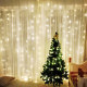 Curtain lights, waterfall lights, small colored lights, flashing lights, string lights, stars, Internet celebrity live broadcast background lights, decorative New Year atmosphere lights