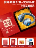 Неоновые наушники, карта памяти, подарочная коробка, открытка, 16G, подарок на день рождения