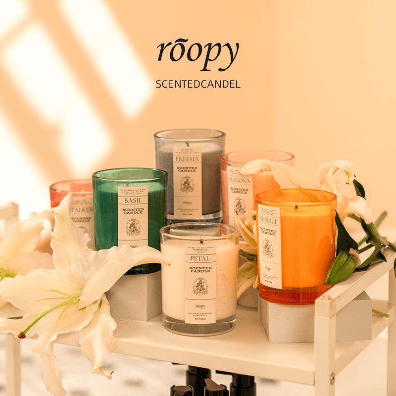 roopy scented bedroom girls romantic fragrance candle large incense home interior lasting light fragrance boys run pei