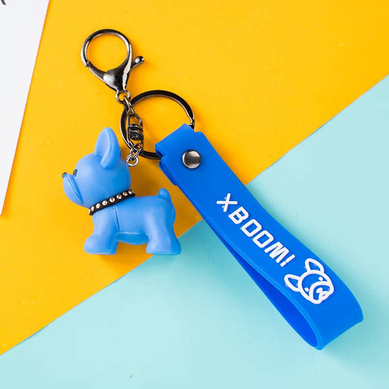 BlueFadou puppy Key buckle bullfight Shiba Inu Key chain the republic of korea lovely puppy Doll originality lovers Pendant