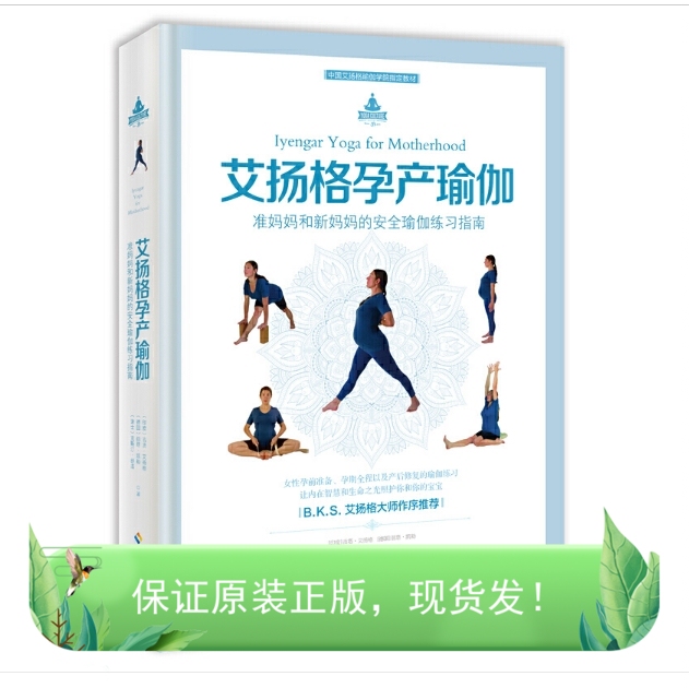 Original Authentic Iyengar Pregnancy and Childbirth Yoga, Prenatal, Mid-Pregnancy, and Postpartum Recovery Yoga Complete Set of Textbooks