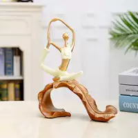 Белая девушка-йога в стиле E