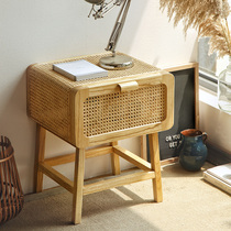 Modern minimalist bedroom bunk bed head cabinet Home vines Racks Simple Bedside Cabinet Ins Wind Small Cupboard lockers