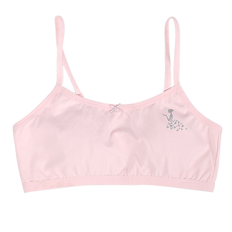 Pure cotton girls small vest bra big children primary school students underwear girls 11 development 10 children 9-12 years old bra
