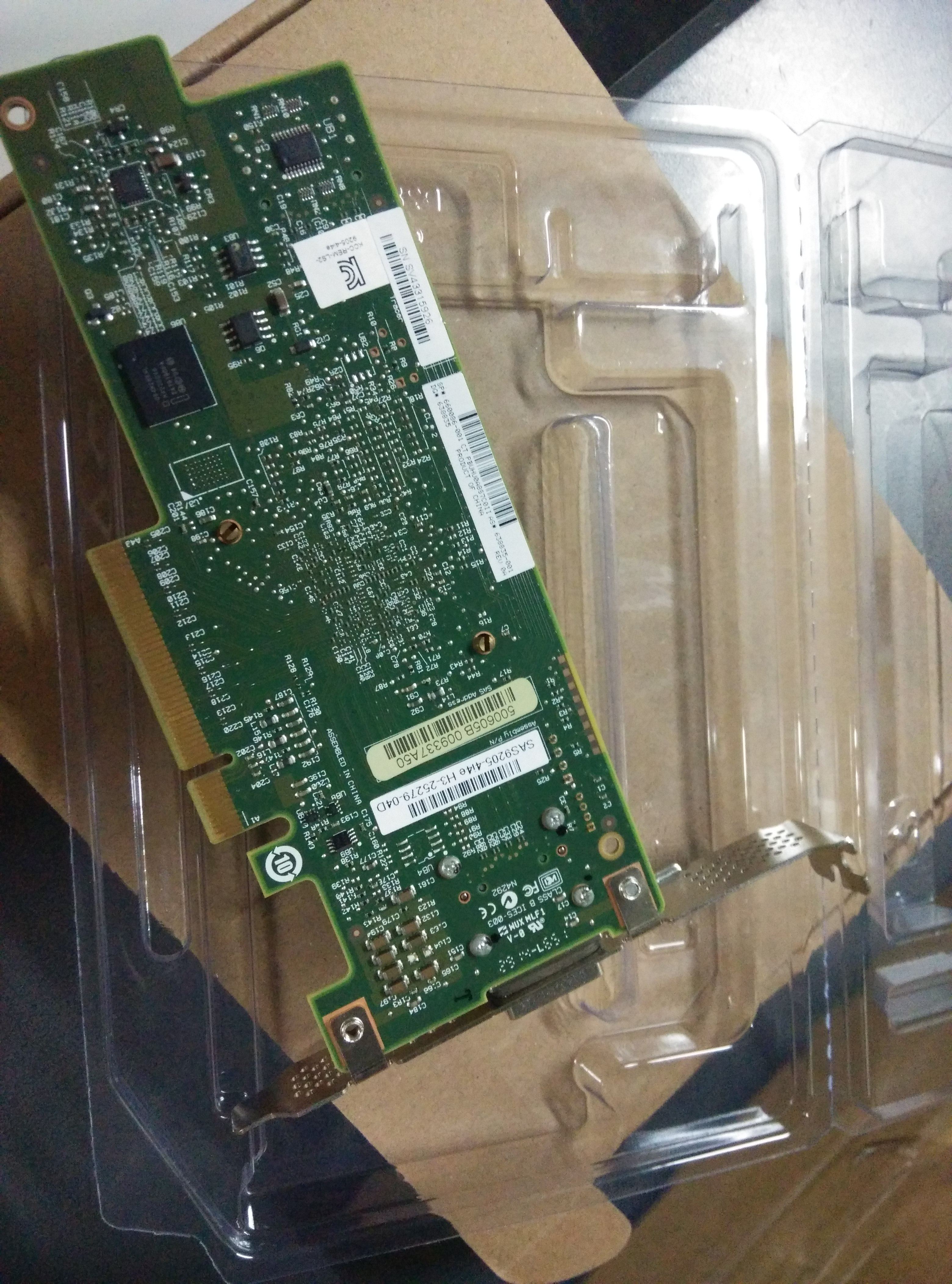 [USD 188.96] New Original HP H222 Array Card 660086-001 638835-001 LSI ...