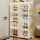 Полка для обуви, многослойная домашняя дверь, съемный складной шкаф для обуви, аренда общежития, компактная простая полка для хранения обуви