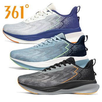 Magic carpet丨361 running shoes for men 2024 autumn new fashion nfo soft elastic shock absorbing technology running shoes sports shoes for men