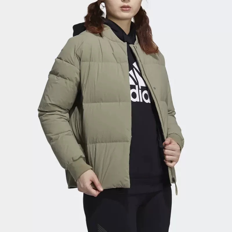 [Зимняя женская куртка-пуховик Adidas из натуральной ткани со скидкой H20802 H23062 【Asian code】]