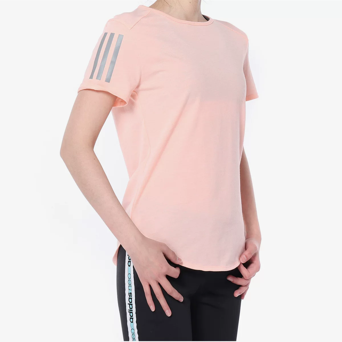 Adidas/Adidas спортивная футболка, дышащий спортивный костюм, с коротким рукавом, свободный силуэт
