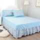 HRHM giường giường dệt khăn trải giường Váy một mảnh bông 1,5 / 1,8 m doanh nghiệp giường công chúa - Váy Petti