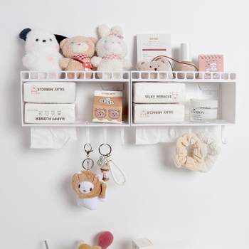 The wall storage tool for bedside storage for college students' dormitory without punching