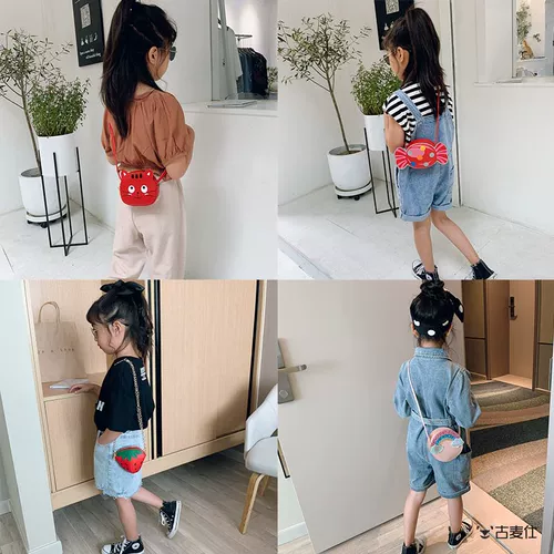 Детская модная детская сумка, небольшая сумка, мультяшная сумка на одно плечо, картхолдер, рюкзак, кошелек, сумка через плечо