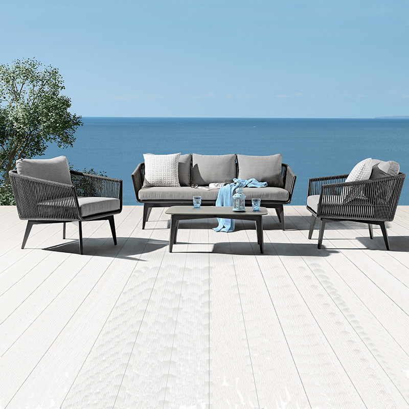 NORMAND Design Outdoor Rope Sofa Combination Sun Room Terrace Outdoor Leisure Waterproof Sunscreen Sofa