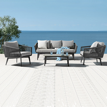 NORMAND DESIGN OUTDOOR ROPE Sofa Combined Yang Light House Terrace Outdoor Casual Waterproof Sunscreen Sofa