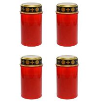 4X Grave Candle For Cemetery Grave Solar Lights With