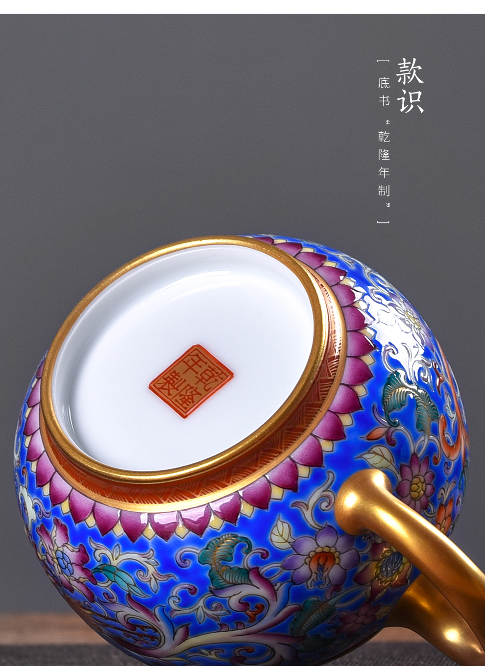 Jingdezhen flagship store hand - made see kung fu teapot white porcelain enamel dragon grain teapot Chinese archaize single pot